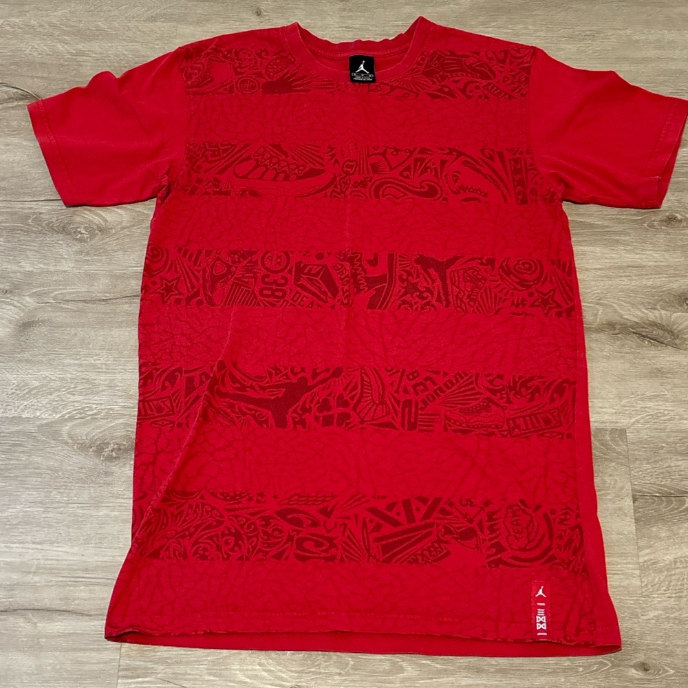 Jordan Vintage 23rd Anniversary Red Graphic T-Shirt